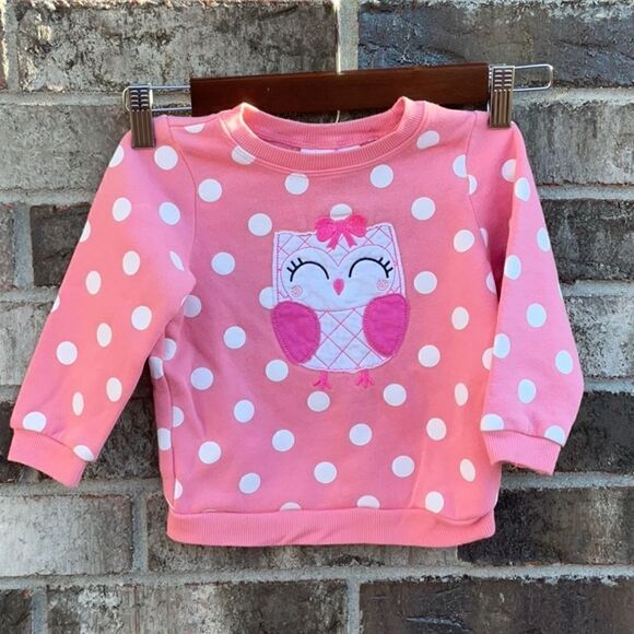 Take 50% OFF- Jumping Beans 24M pink & white Polka-dot sweater. - Picture 1 of 5